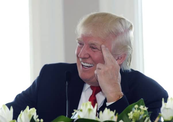 According to hedge fund manager Crispin Odey, a victory for Donald Trump could trigger an 80% collapse in the UK stock market. Picture: John Devlin