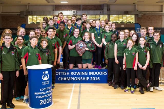 Albyn School rowers won three events at Bellahouston.