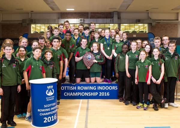 Albyn School rowers won three events at Bellahouston.