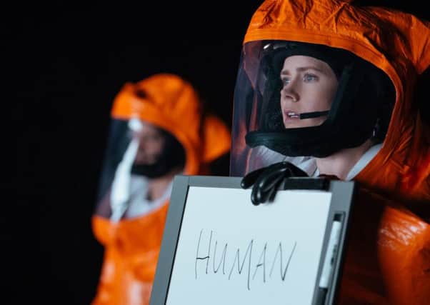 Amy Adams as Louise Banks in Arrival PIC: Paramount