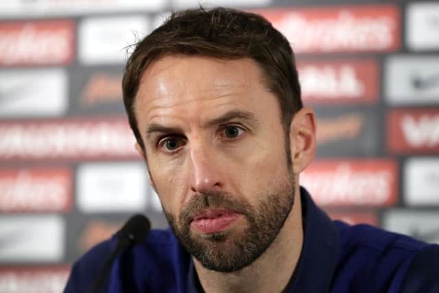 England manager Gareth Southgate wants his players to appreciate the history of the fixture. Picture: PA.