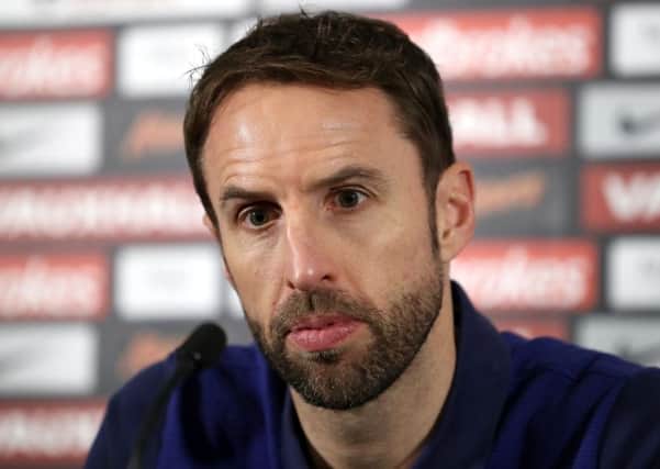 England manager Gareth Southgate wants his players to appreciate the history of the fixture. Picture: PA.