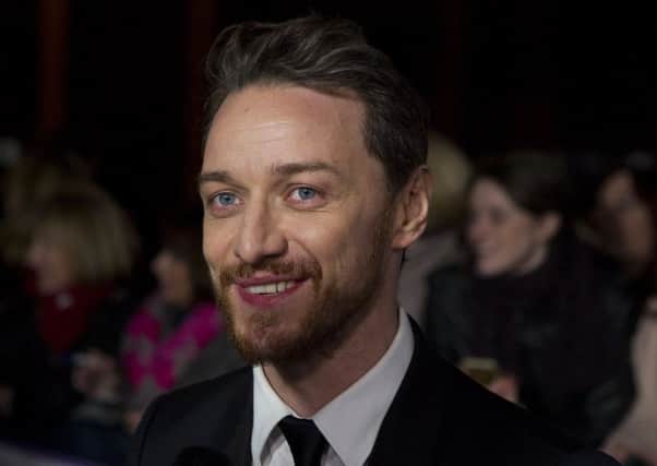 Actor James Mcavoy on the red carpet at the BAFTA Scotland Awards held at the Radisson Blu, Glasgow.