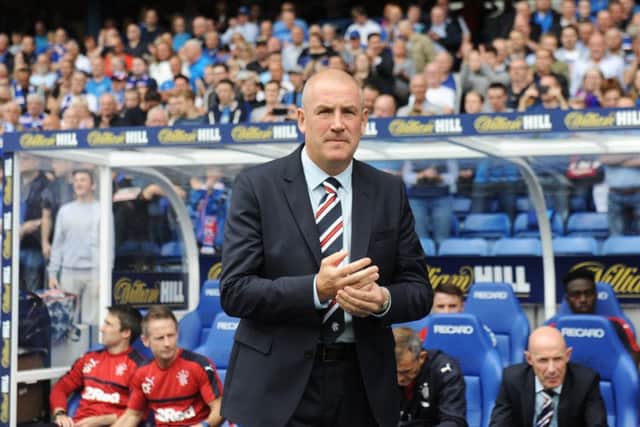Ian Durrant has called on fans to stay behind Rangers manager Mark Warburton. Picture: John Devlin