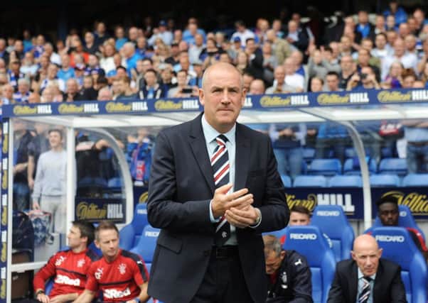 Ian Durrant has called on fans to stay behind Rangers manager Mark Warburton. Picture: John Devlin