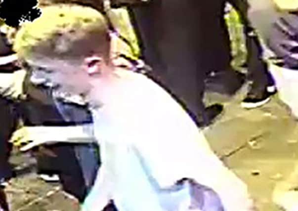 Police Scotland want to trace this man as they investigate a serious assault outside a Glasgow nightclub. Picture: PA