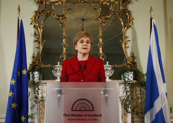 First Minister Nicola Sturgeon said the opposition parties are risking foreign investment in Scotland. Picture: Contributed