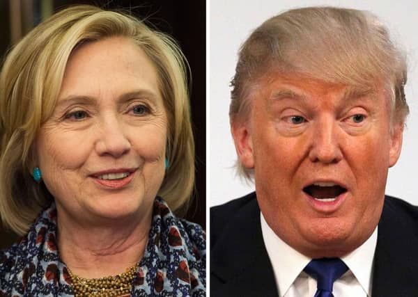 Hillary Clinton, left, and Donald Trump - but who will win the race for the White House? Pictures: PA