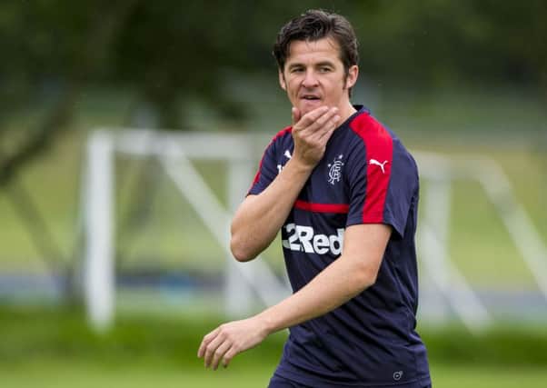 Rangers' Joey Barton: Took his coffee machine and went home. Picture: SNS