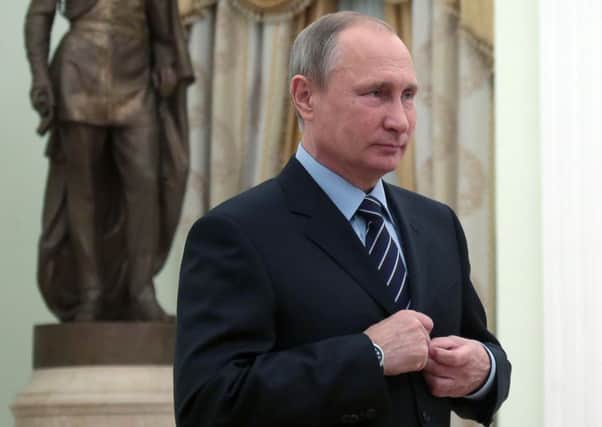 Russia's President Vladimir Putin . Picture: Getty