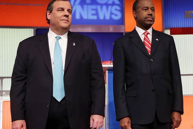 Chris Christie and Ben Carson could both land jobs in the Trump administration. Picture: Getty Images