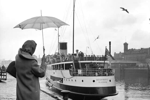 Queen Mary II leave Bridge Warf at  Broomielaw, Glasgow for a May Day trip 'Doon the Watter'. PIC TSPL