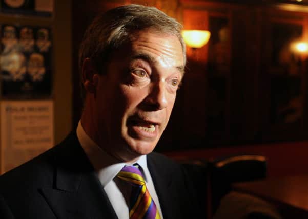 Nigel Farage supported Donald Trump during the election campaign. Picture Jane Barlow