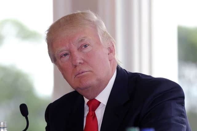 "Make Ibrox great again," could have been Trump's favoured slogan had he gone ahead with the idea of buying Rangers. Picture: John Devlin