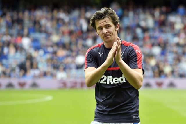 Ex-Rangers midfielder Joey Barton has been given a one-game ban. Picture: SNS