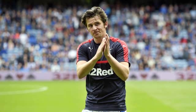 Ex-Rangers midfielder Joey Barton has been given a one-game ban. Picture: SNS