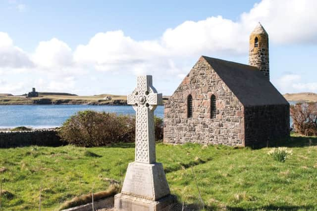 Canna Rhu Church, Canna. PIC Contributed.