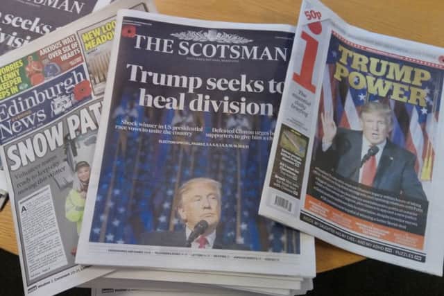 The Johnston Press stable includes the i, The Scotsman and Edinburgh Evening News. Picture: TSPL