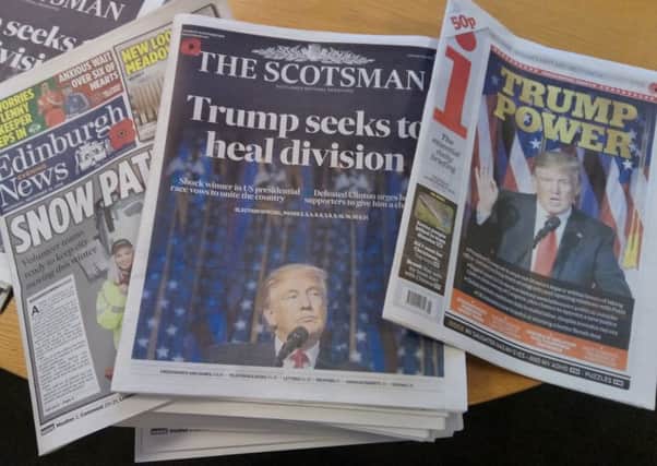 The Johnston Press stable includes the i, The Scotsman and Edinburgh Evening News. Picture: TSPL