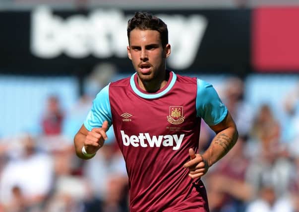 Diego Poyet is a free agent after leaving West Ham earlier this summer. Picture: Getty