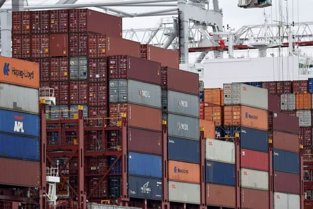 Britain's trade gap was worse than expected in September but narrowed overall in the third quarter. Picture: Andrew Matthews/PA Wire