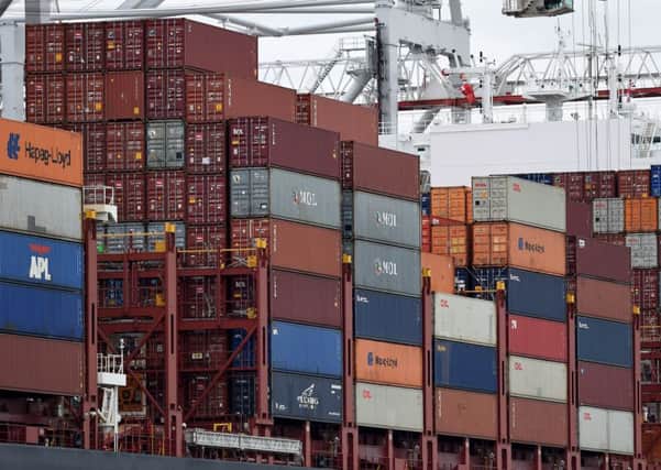 Britain's trade gap was worse than expected in September but narrowed overall in the third quarter. Picture: Andrew Matthews/PA Wire