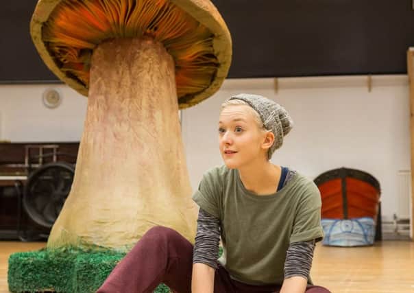 Alice's Adventures in Wonderland in rehersal, with Jess Peet as Alice. PIC: Aly Wight