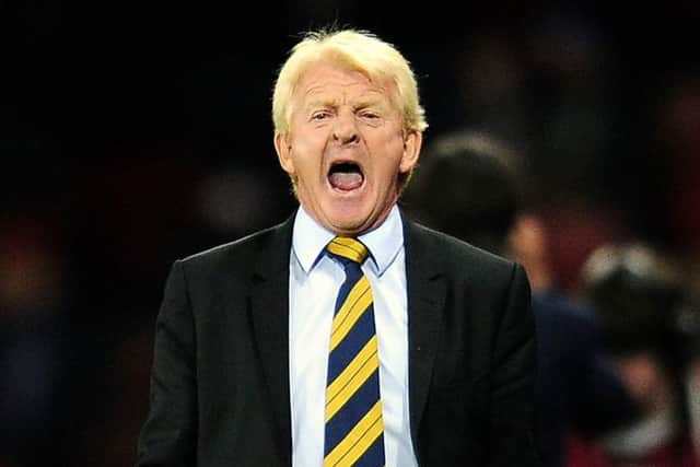 Could this be Gordon Strachan's last game? Picture: Michael Gillen