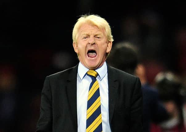 Could this be Gordon Strachan's last game? Picture: Michael Gillen