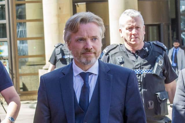 Craig Whyte leaves Glasgow's High Court after a preliminary hearing