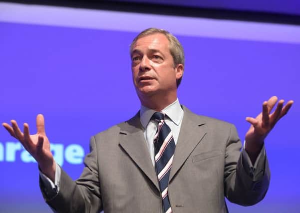 Ukip interim leader Nigel Farage has tried to claim the UK will benefit from Donald Trump's election because of the new president's links with Scotland.