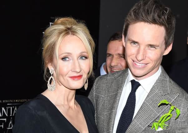 J. K. Rowling and Eddie Redmayne attend the 'Fantastic Beasts and Where to Find Them' World Premiere in New York. Picture: AFP PHOTO /ANGELA WEISSANGELA WEISS/AFP/Getty Images
