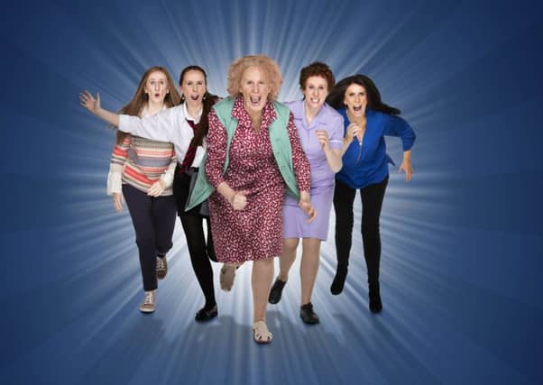 Catherine Tate as Nan, Lauren, Bernie and some of her many other guises