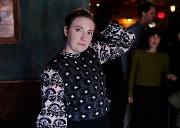Actress Lena Dunham attends the Lena Dunham And Planned Parenthood Host Sex, Politics & Film Cocktail Reception. Picture:  Getty