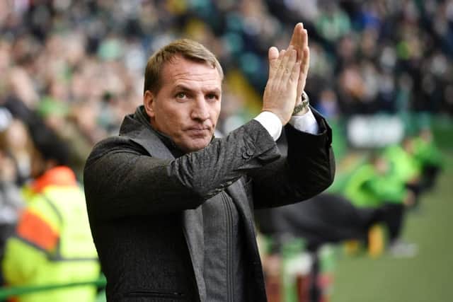 Would Brendan Rodgers lead the current second choice Celtic side to the league title. Picture: SNS
