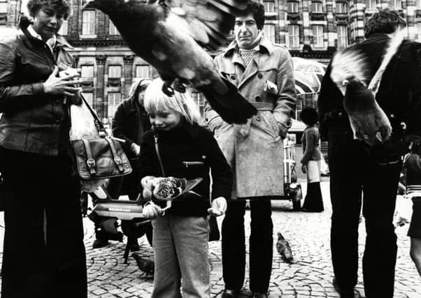 Leonard Cohen in Amsterdam, in 1974. Picture: Gijsbert Hanekroot/Sunshine/Rex/Shutterstock