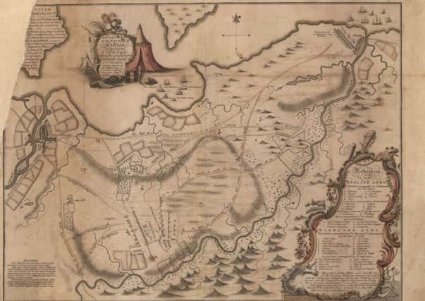 The map of Culloden is thought to have been made in 1746 - the year of the battle. Picture: National Library of Scotland maps archives