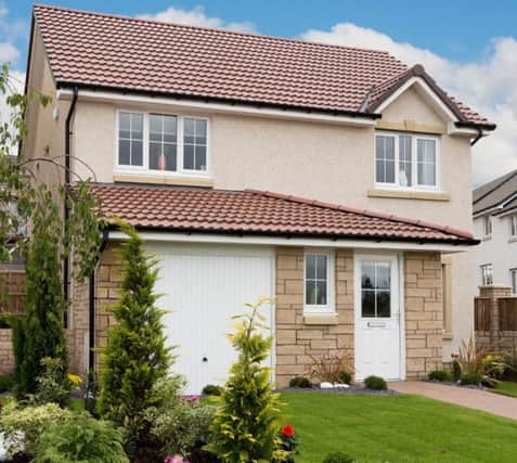 The exterior of the Bellway showhome at Heartlands