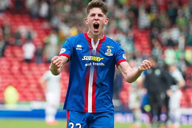 Inverness Caledonian Thistle sold Ryan Christie to Celtic but still made a loss. Picture: John Devlin