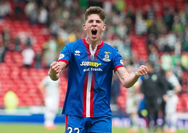 Inverness Caledonian Thistle sold Ryan Christie to Celtic but still made a loss. Picture: John Devlin