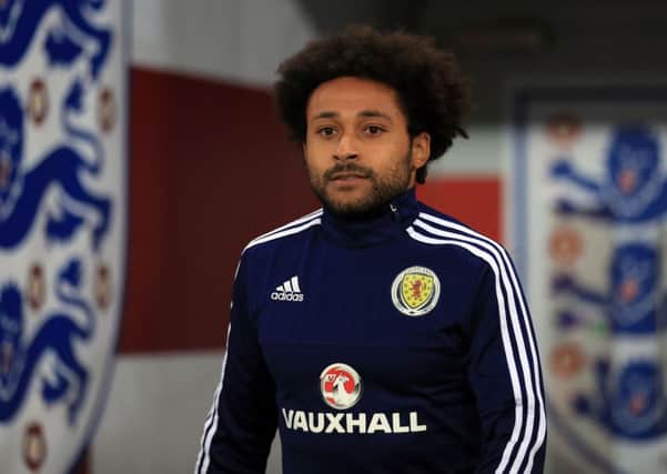Ikechi Anya is expected to start at right-back for Scotland against England. Picture: Tim Goode/PA Wire