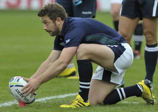 Greig Laidlaw's accuracy with the boot could be crucial for Scotland against Australia. Picture Ian Rutherford