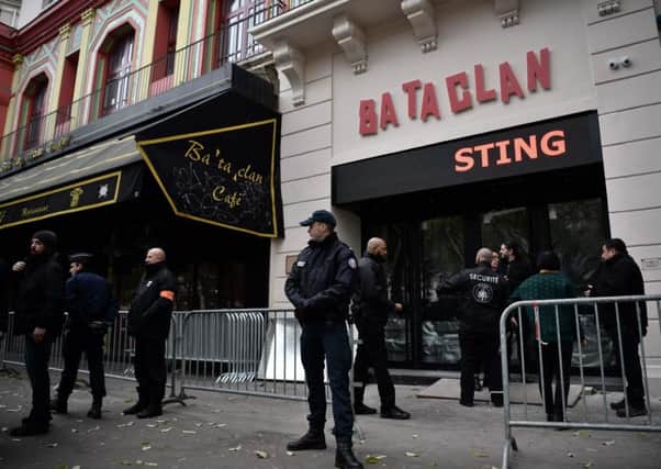 Sting has agreed to donate gig proceeds to victims of the Bataclan attack. Picture: AFP/Getty Images