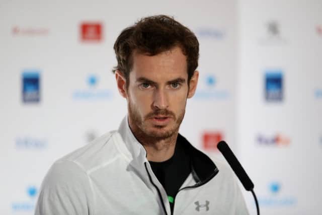 Andy Murray believes parenthood has helped him, as his focus is no longer just on tennis, and he feels more level-headed and stable. Picture: Steven Paston/PA wire