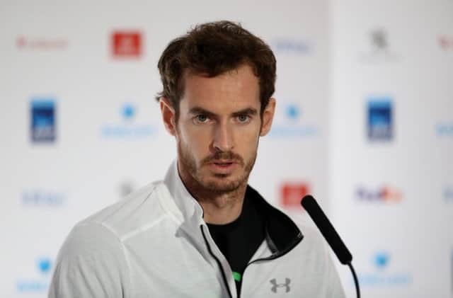 Andy Murray believes parenthood has helped him, as his focus is no longer just on tennis, and he feels more level-headed and stable. Picture: Steven Paston/PA wire