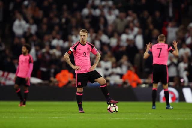 Heads you lose. Grant Hanley struggles to get into championship Newcastle, so maybe hes not up to the defensive job at international level. Picture: PA