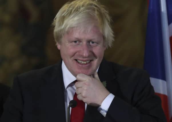 Boris Johnson:  EU whinge jibe. Picture: AP