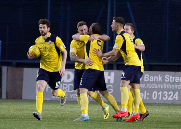 Stirling's 3-2 win over Elgin at Borough Briggs gave Dave Mackay a winning start as manager. Picture: Scott Louden