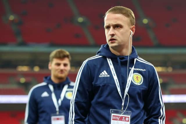 Leigh Griffiths started against England on Friday night. Picture: PA