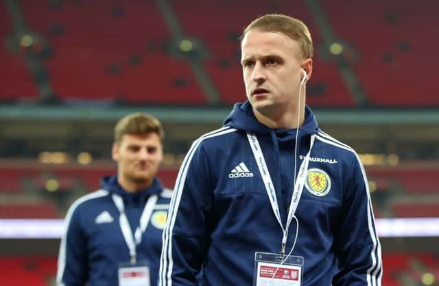 Leigh Griffiths started against England on Friday night. Picture: PA